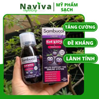 Siro tăng đề kháng Sambucol cho trẻ từ 1-12 tuổi, Siro Sambucol For Kids 120ml của Anh