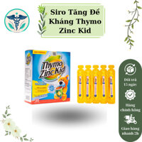 Siro Tăng Đề Kháng Thymo Zinc Kid – Hỗ Trợ Miễn Dịch, Bổ Sung Kẽm – Hộp 20 Ống - Hàng Chính Hãng
