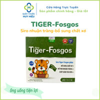 Siro Tiger Fosgos - Giúp nhuận tràng, giảm táo bón, bổ sung chất xơ cho trẻ nhỏ và mẹ bầu - 20 ống