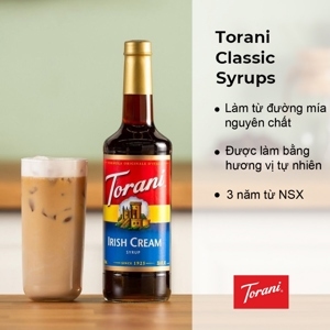 Siro Torani Irish cream (Kem Ái nhĩ lan) 750ml