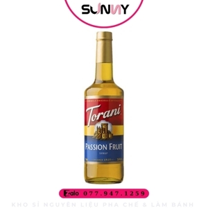 Siro Torani Passion fruit (Chanh leo) 750ml