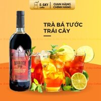 Siro Trà Bá Tước Khói Pomona Smoky Earl Grey Syrup Nguyên Liệu Pha Chế Hàn Quốc Chai Thủy Tinh 1 Lít