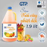 Siro Trái cây tổng hợp GTP 1.9Lchai - Chuyên dùng pha chế Trà sữa, Trà trái cây, Cocktail, Mocktail - 1.9l