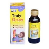 Siro Traly Grow giúp trẻ ăn ngon, phát triển chiều cao