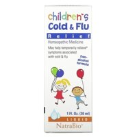 Siro Trị Cảm Cúm Children’s Cold & Flu Relief Natrabio Mỹ 30Ml