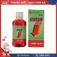 Siro trị ho Atussin | Chai 60ml