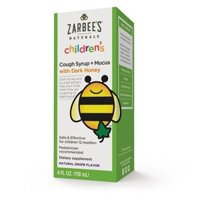 Siro trị ho tiêu đờm cho trẻ trên 1 tuổi Zarbee’s Naturals Children’s Cough syrup + Muscus 118ml