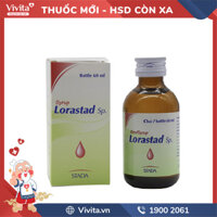 Siro trị viêm mũi dị ứng Lorastad Sp. | Chai 60ml