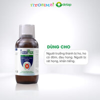 Siro TUSSIFLUX ADULT Hỗ Trợ Giảm Ho Cho Người Lớn Chai 200ml