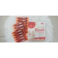 SIRO UỐNG BỔ MÁU DẠNG ỐNG BLOOD HD-Fe3+ phục hồi nhanh các vấn đề liên quan đến thiếu máu