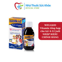 Siro Uống Cho Bé Vitabiotics WELLKID Multi-Vitamin Liquid Nâng Cao Sức Đề Kháng Hỗ Trợ Phát Triển Toàn Diện 150ml