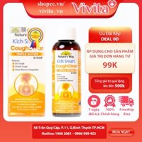 Siro Uống Nature’s Way Kids Smart Cough Clear Triple Action Syrup Giảm Ho, Long Đờm, Tăng Cường Sức Khoẻ Hệ Hô Hấp 200ml