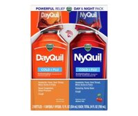 Siro Vicks DayQuil & NyQuil Cold & Flu Relief Vị Bạc Hà
