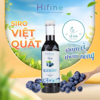 Siro việt quất Hifine chai 750ml