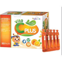 Siro Vita C Plus bổ sung vitamin C, Kẽm tăng sức đề kháng, tăng cường hấp thu chất dinh dưỡng cho bé – Hộp 20 ống