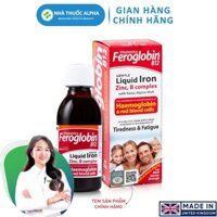 Siro Vitabiotics Feroglobin B12 Liquid hỗ trợ quá trình tạo máu chai 200ml