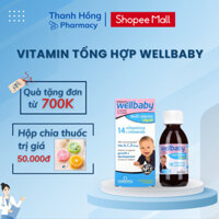 Siro Vitabiotics Wellbaby Multi-Vitamin Liquid 150ml Vị Cam Mạch Nha Ngon Miệng, Tăng Cường Sức Đề Kháng Cho Bé