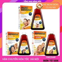 siro vitamin tổng hợp cho bé biếng ăn Sanostol Đức số 1,3,6 hỗ trợ tăng sức đề kháng và hệ tiêu hoá