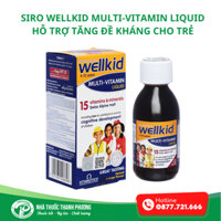 Siro Vitamin và khoáng chất WellKid Multi-Vitamin Liquid hỗ trợ tăng đề kháng chai 150ml – chính hãng từ Anh