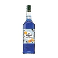 Sirô Vỏ cam xanh Giffard Blue Curacao – chai 1L
