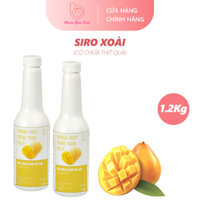 Siro Xoài, Nước Xoài cô đặc có thịt quả - chai 1.2kg