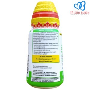 Siro Zarbees Cough Syrup + Mucus - tiêu đờm 118ml