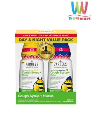 Siro Zarbees Cough Syrup + Mucus - tiêu đờm 118ml