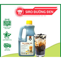 Sirup/Siro Đường Đen Hương Bí Đao Chai 2 Lít Dùng Liền Không Sơ Chế (Black Sugar Syrup)