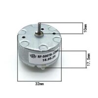 Sissi 1 Động Cơ RF500TB-12560 Mabuchi Máy Phun Động Cơ DC 1.5V 6V 12V 4600 Vòng/phút 32Mm