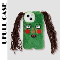 Sisters Braid Apple Iphone11 Female 13Promax Plush 7/8Plus Phone Case X Autumn and Winter/15pro Female kjkN