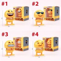 (Sỉ)Thú nhún Cỡ Đại emoji con lắc lò xo biểu cảm gương mặt-mẫu ngẫu nhiên( giao từ 10 con) hàng loại đẹp