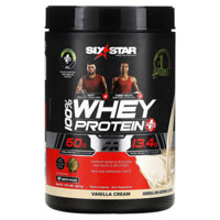 Six Star Elite Series 100% Whey Protein Plus Vanilla Cream 1.81 lbs (821 g)