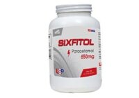 SIXFITOL 650 (Lọ) – Viên trắng_USP_Paracetamol 650mg_Lọ/200V/16_Làm giảm đau