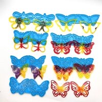Siy Bông Tai Nhựa Dính Khuôn Bông Tai Silicon Khuôn Handmade Nữ Trang Sức Nhựa Khuôn Silicon Bướm Mặt Dây Chuyền Mol