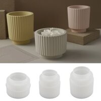 Siy DIY Silicone Giá Đỡ Khuôn Handmade Lớn Nhỏ Gương Tròn Chân Nến Khuôn Cho Trà Sáp Cốc Cho Lễ Phước Lành