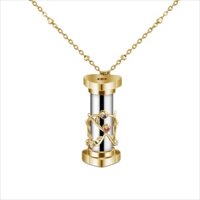 Siy Hoa Mini Monocle Vòng Cổ Fractal 3D Diffractio Mặt Dây Chuyền Vòng Cổ Trang Sức