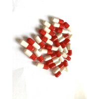 size 1| 1000 viên| Cung cấp viên nang rỗng, vỏ nang rỗng, vỏ viên con nhộng màu đỏ - trắng