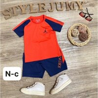 Size 1-7 ( 10-26kg) - Bộ đồ thể thao thun lạnh thông hơi ngắn tay in logo J-OR-DAN