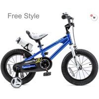 Size 18" Xe đạp trẻ em Royal Baby Free Style màu xanh ( Royalbaby - xe đạp cho bé )