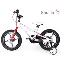 Size 18" Xe đạp trẻ em Royal Baby Shuttle màu trắng ( Royalbaby - xe đạp cho bé )