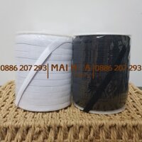 [Size 1cm] Cuộn 100 mét dây thun may quần chun quần áo co giãn tốt Maihoaflower
