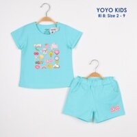 (SIZE 2-9) (SIZE 9-24KG) BỘ THUN ĐÙI BÉ GÁI CAO CẤP HIỆU YOYO