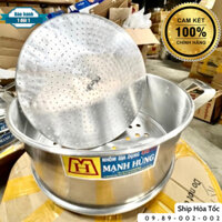 [Size 20-32] Ngăn Xửng Chõ Kèm Vỉ Hấp đồ xôi nhôm Mạnh Hùng đủ size 20 đến 48cm