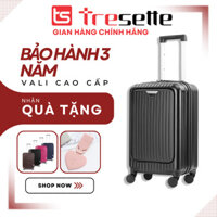 SIZE 20 INCH Vali khóa kéo du lịch nhập khẩu Hàn Quốc Tresette 3789 - đen