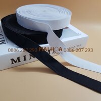 [Size 2.5cm] Dây thun co giãn dùng làm dây chun may quần áo loại đẹp dày vừa co giãn tốt Maihoafabric