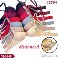 [size 32-36]Áo ngực áo lót Thái Lan trơn đệm nâng dày 4cm mút mềm thích hợp mang áo dài MS2354