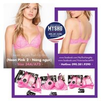 [Size 34A/A75] Áo Lót Dream Angels Push-up Bra (Nein Pink - Nâng Ngực)