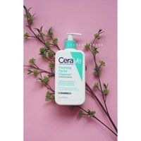 [Size 355ml] SRM cho da dầu/da thường CeraVe Foaming Facial Cleanser