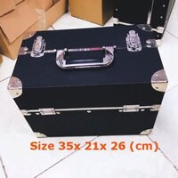 [size 35x20x30] Cốp trang điểm chuyên nghiệp size lớn, thùng trang điểm, nail, mi, phun xăm LS35 LINHSHOPvn