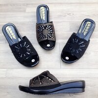 (SIZE 36-43) DÉP ĐÍNH ĐÁ  ĐÁ MẶT TRỜI TRUNG NIÊN CỰC ĐẸP